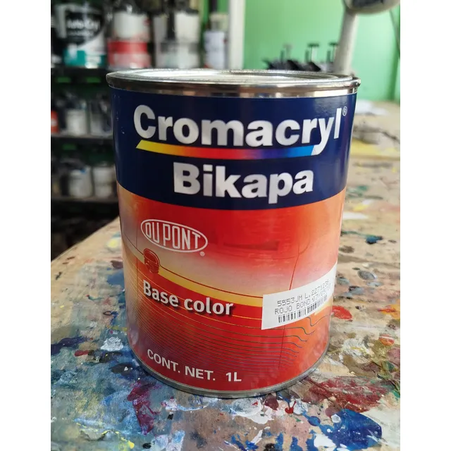 Pintura Automotriz Color Rojo Bond Bikapa