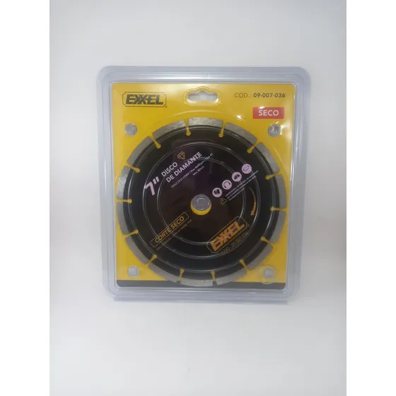 Disco Diamante Segmentado 7  Exxel 20168