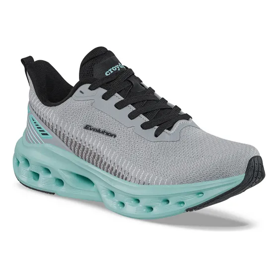 Tenis Running Wetzy Gris-agua Para Mujer Croydon