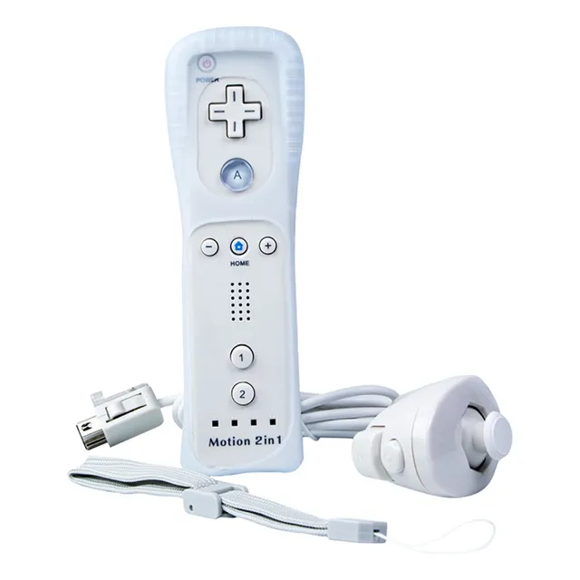 Control Para Wii + Motion Plus Interno + Nunchuck + Funda