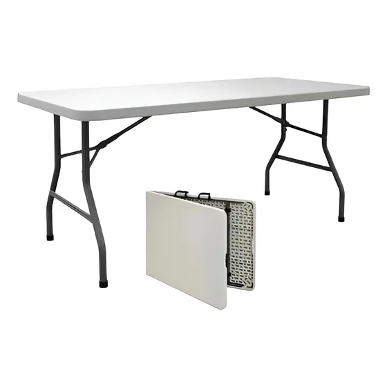 Mesa Plastica Plegable 4 Puesto 64x61x122