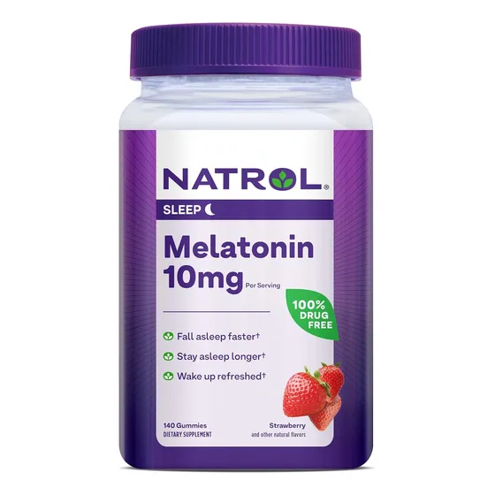 Melatonina 10 Mg Natrol Tamaño Grande 140 Gomitas Natrol Melatonina Te Ayuda Para Dormir Mejor Y Evita El Insomnio Ocasional Esta Ayuda Para Dormir Sin Medicamentos No Forma Hábito