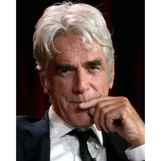 Sam Elliott Ve Genial Elegante Traje Oscuro Corbata Foto