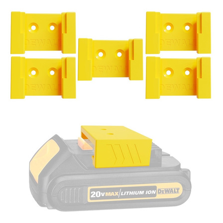 5x Suportes De Parede Bateria Dewalt 20v Dcb201 Dcb200 5x Suportes De Parede Bateria Dewalt 20v Dcb201 Dcb200