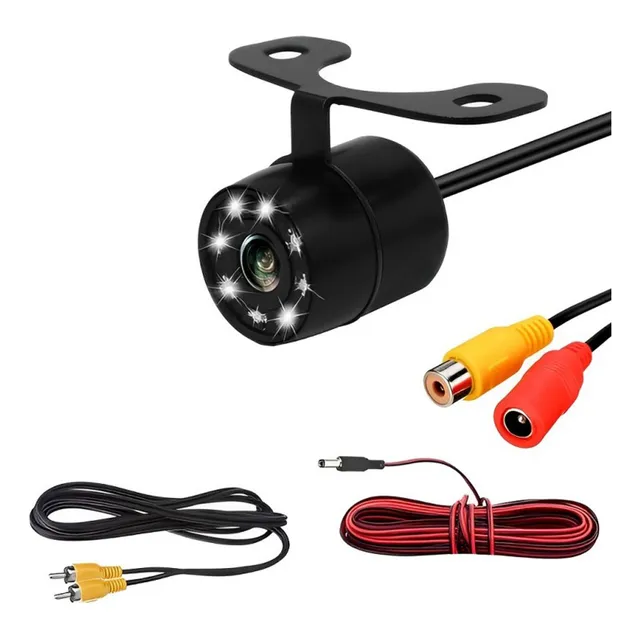 Câmera Ré Automotiva 8 Leds Hd P/ Hb20 Onix Mobi Kwid Polo