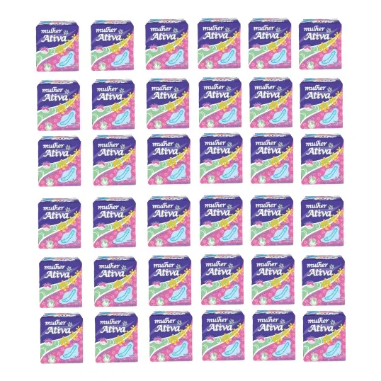 Kit Absorvente Com Abas Fardo Com 36 Unidades