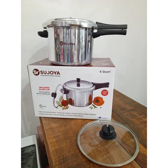 Olla De Presión De 6 Litros De Aluminio Sujoya