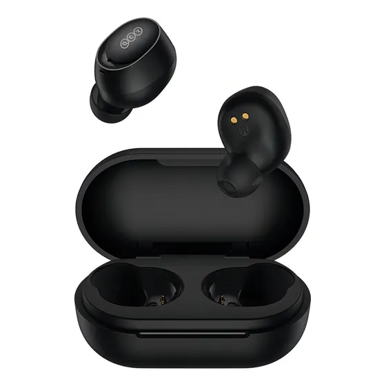 Audífonos Inalámbricos QCY T27 Arcbuds Lite 30h de Uso Cancelación de Ruido ENC de Micrófono Dual Bluetooth 5.3 Control Táctil Sonido Hi-Fi Personalizado Color Negro