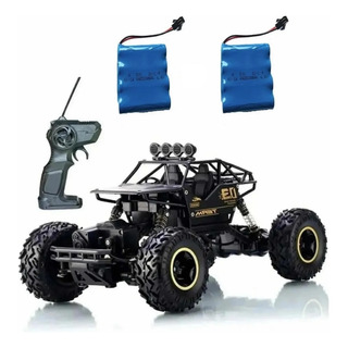 Carrinho Rock Crawler Rc 4x4 Off Road 1:16 + Bateria Reserva Carrinho Rock Crawler Rc 4x4 Off Road 1:16 + Bateria Reserva