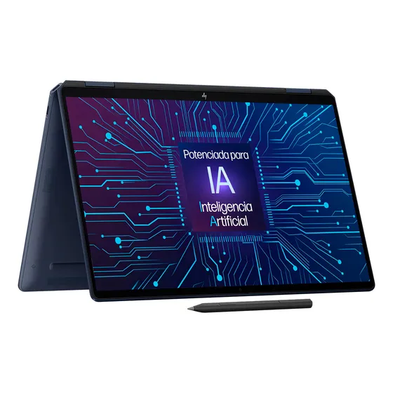 HP OmniBook Ultra Flip 14 Next Gen AI PC Portátil 14-fh0000la Intel Core Ultra 7 32GB RAM 1TB SSD 2.8K Windows 11 Home 14" Pantalla táctil Azul atmosférico