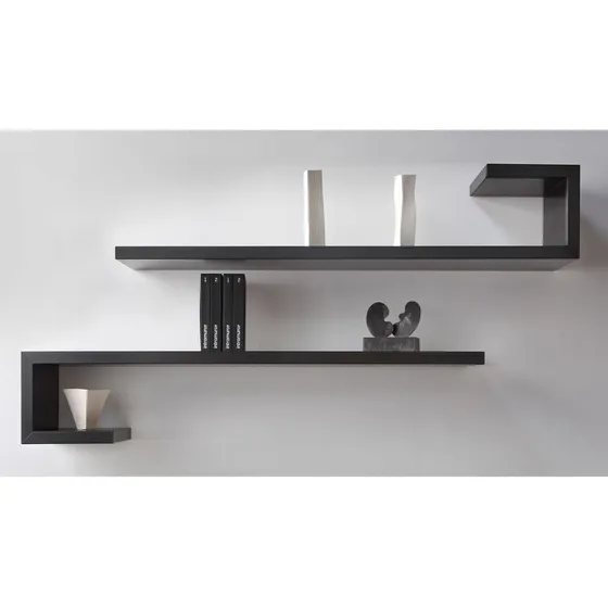 Repisas Flotantes Decorativas Minimalistas Tipo C Promo 2uni