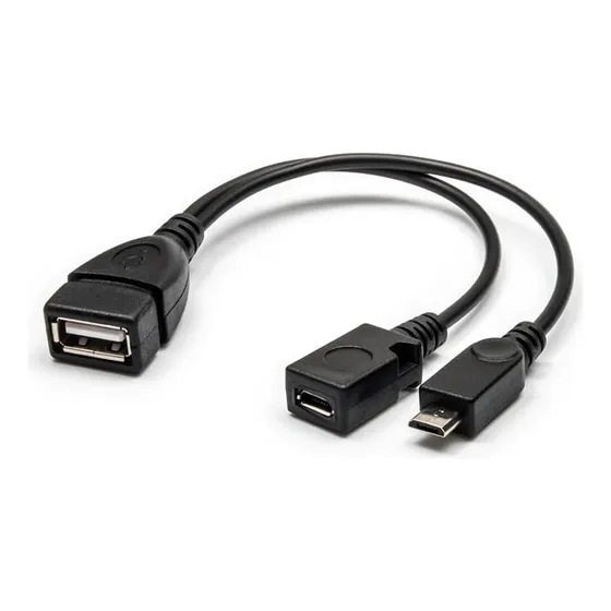 Cable Adaptador Otg Micro Usb Smart Tv Fire Stick Roku Tvbox