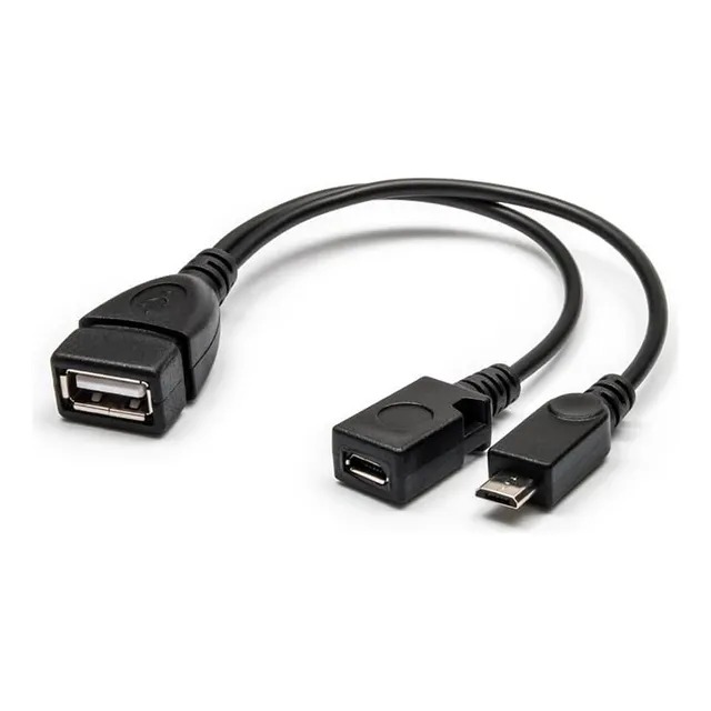 Cable Adaptador Otg Micro Usb Smart Tv Fire Stick Roku Tvbox