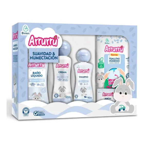 Kit Arrurrú Suavidad Y Humectación Color Azul claro