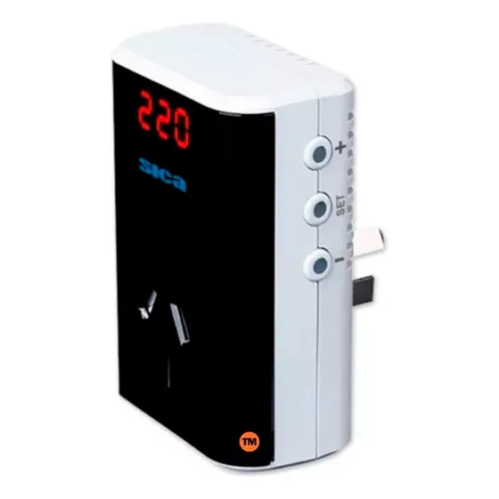 Protector De Tension Alta Y Baja Digital Para Hogar Sica Mm