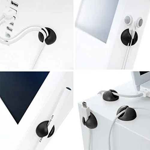 Clips Cable Soporte Organizador Gestion Multiuso Para