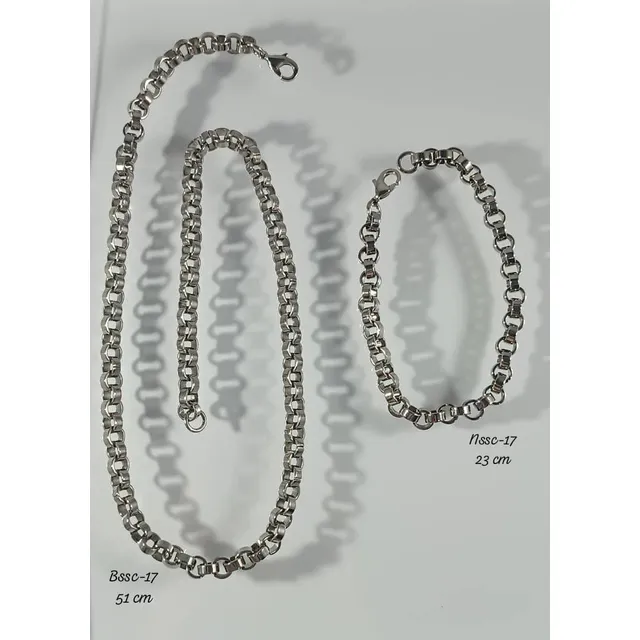 Cadena Y Pulsera Stainless Steel (juego) Acero Inoxidable 