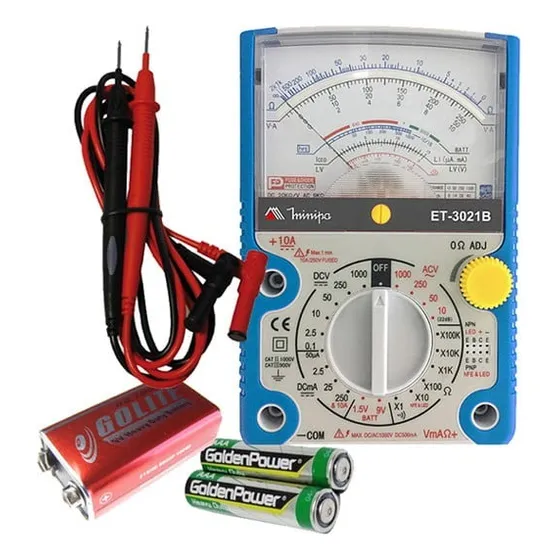 Multimetro Analogico Prof. Minipa Et-3021c Novo Et-3021a