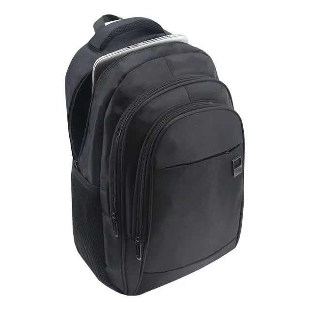 Mochila Unicross Porta Notebook Con Puerto Usb Business Ejecutiva Reforzada Color Negro