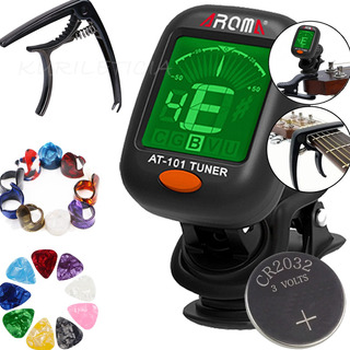 Afinador Guitarra Kit Con Púas Y Cejilla De Guitarra Afinador Guitarra Kit Con Púas Y Cejilla De Guitarra