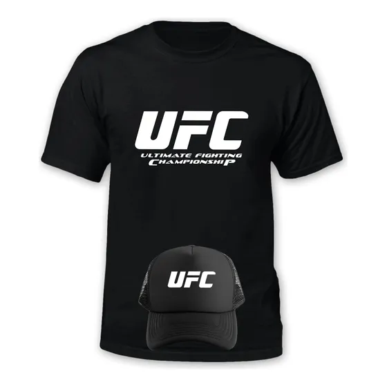 Polera Ufc + Jockey Gorro - Peleas - Ultimate - Estampaking