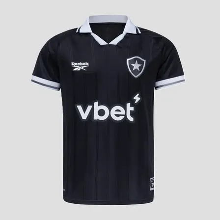 Camisa Botafogo Oficial 25/26 Preta Torcedor Natal 12.12