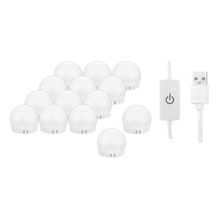 Sala De Luzes De Espelho Led Com 14 Lâmpadas Brancas Sala De Luzes De Espelho Led Com 14 Lâmpadas Brancas