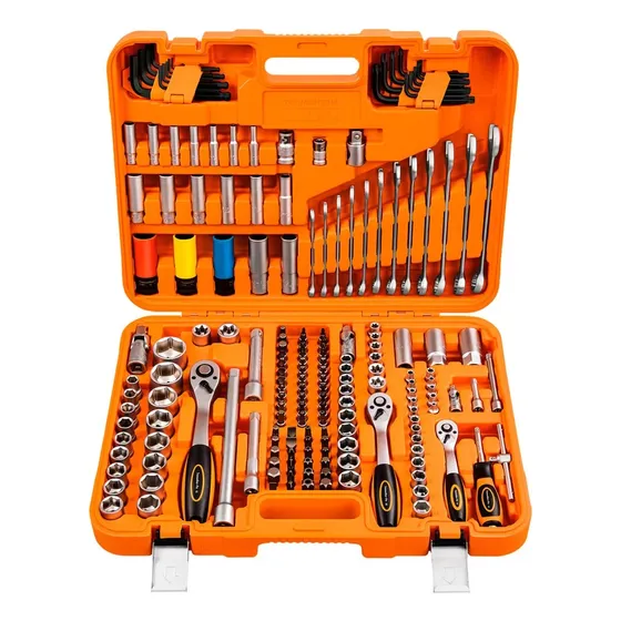 Juego Set Herramientas 176 Pzas Tramontina Pro Tubos Llaves
