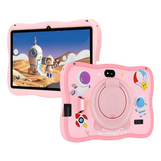 A15 Hancdon Kids Tablet 7inch, 128gb Rom 6gb Ram Android 12 Color Rosa