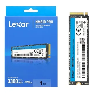 Ssd 1tb Lexar Nvme Nm610 Pro M.2 2280 Pcie Gen3x4 Ssd 1tb Lexar Nvme Nm610 Pro M.2 2280 Pcie Gen3x4