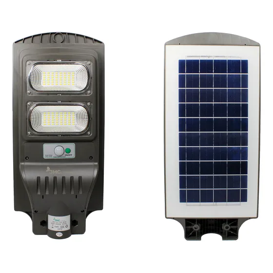 Lámpara Suburbana Solar Con Panel Integrado 60w | Exteriores