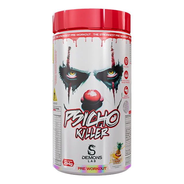 Suplemento Em Pó Psicho Killer Yellow Bloody 294g Demons Lab Sabor Yellow Blood Suplemento Em Pó Psicho Killer Yellow Bloody 294g Demons Lab Sabor Yellow Blood