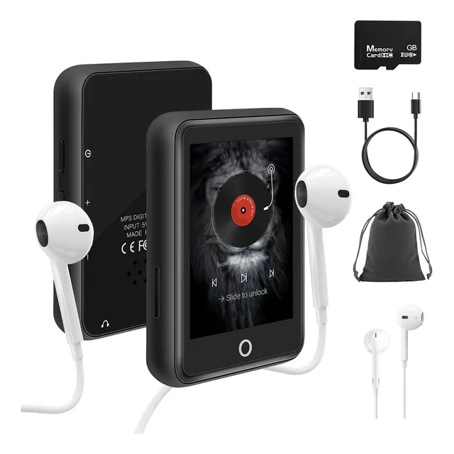 Reproductor Música Mp3 Mp4 Bluetooth Hifi 8+64gb Audífonos