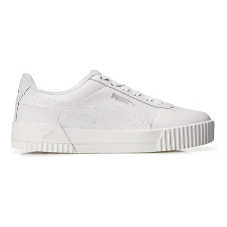 Tênis Casual Feminino Carina Lux Puma White/white/white 37 Br