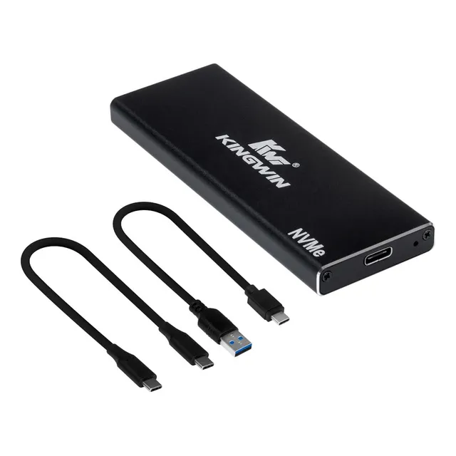 Kingwin M.2 Ssd Nvme - Carcasa Externa De 10 Gbps, Usb 3.1 G