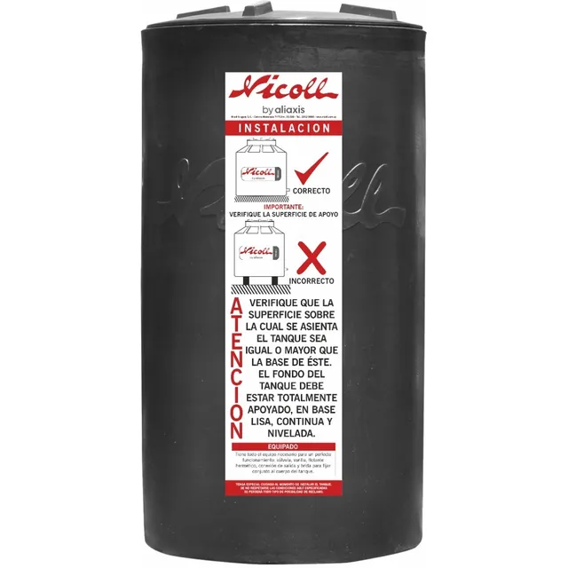 Tanque De Agua Nicoll 200 Lts - Ferreteria Chaplin 