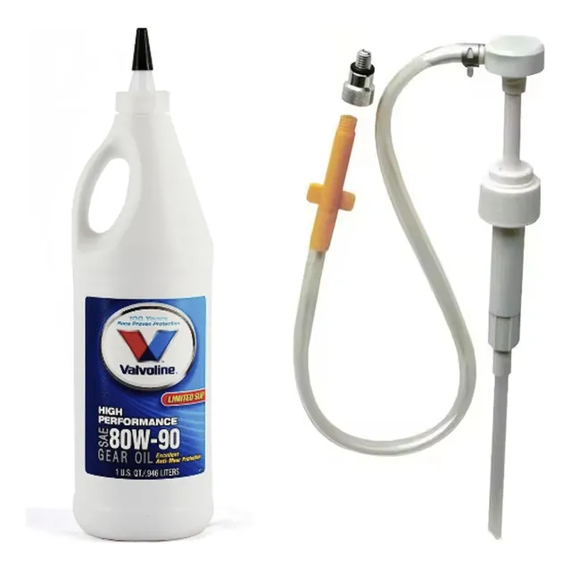 Combo Aceite De Pata Con Bomba Extractora Valvoline 80w90