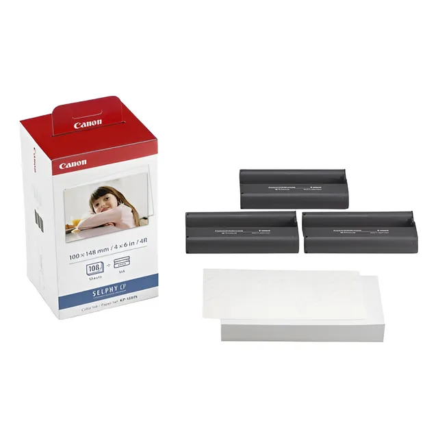 Canon Tinta Color Sublimación Papel Y Tinta 108 Hojas
