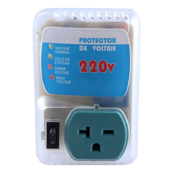 Protector De Voltaje 220v Aire Acondicionado Nevera Interrup