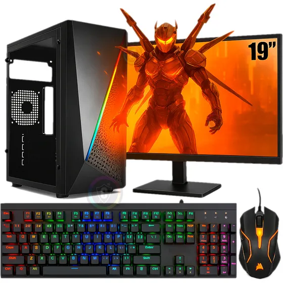 Pc Gamer Ddr4 Ryzen 7 / Placa Video 4g / 32g Ram  / Ssd 480g