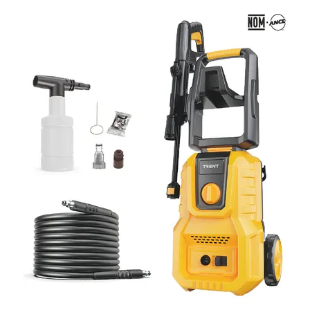 Hidrolavadora Electrica Trent Hlt319 1600w Alta Presion Amarillo 60hz