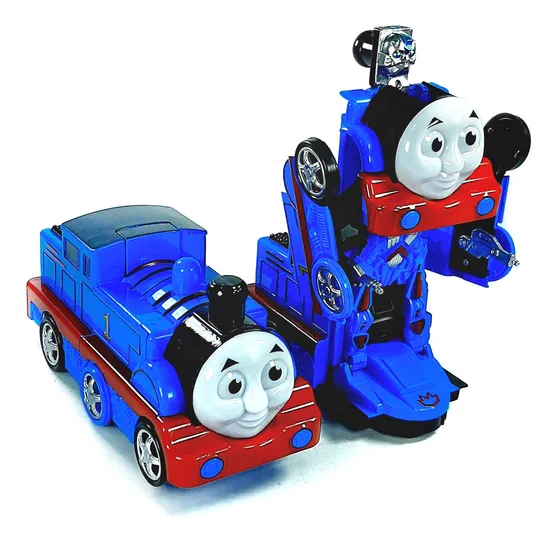 Tren Thomas Transformers Robot Locomotora Luces 3d Y Sonidos