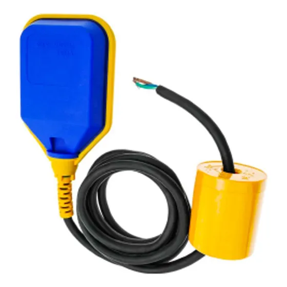 Set De 3 Interruptores De Nivel Con 3 Mts De Cable Amarillo