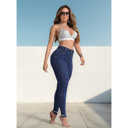 Calça Skinny Jeans Pit Bull Feminina Empina Bumbum Calça Skinny Jeans Pit Bull Feminina Empina Bumbum