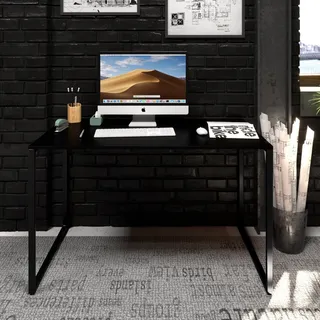 Mesa P/ EscritĂłrio Diretor Vintage Madeira Industrial 120x60 Cor Preto Mesa P/ EscritĂłrio Diretor Vintage Madeira Industrial 120x60 Cor Preto