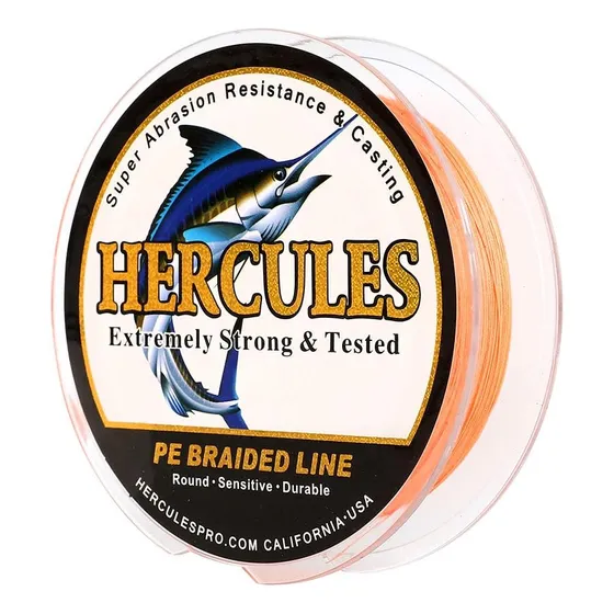 Hércules Super Cast Trenzada 8 Hebras Resistencia 300 Libras