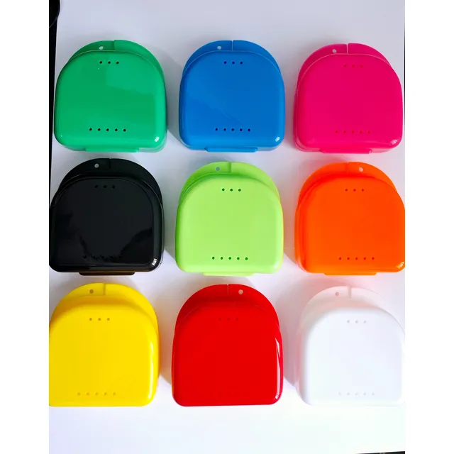 Estuche Caja Retenedores Ortodoncia Protector Bucal 