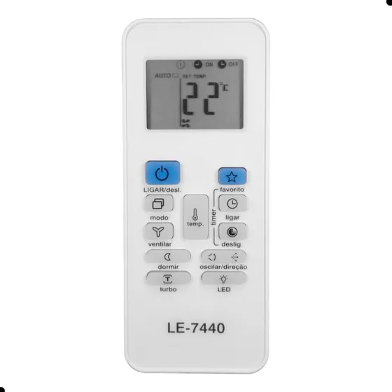 Controle Remoto Ar Condicionado Carrier Split Spinger Rg52b