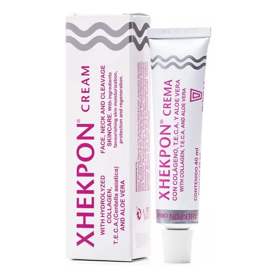 Xhekpon Crema Facial Cuello Y Escote Con Colágeno Aloe 40ml