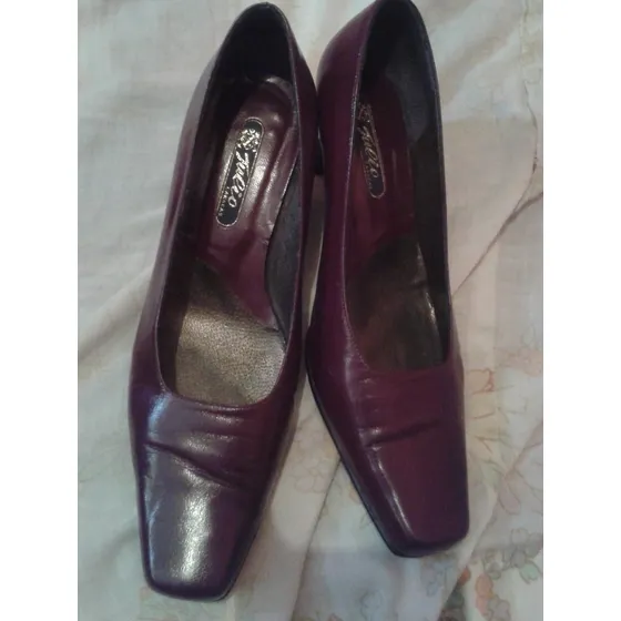 Zapato De Vestir Cuero Original Marca Tulio.n.38 /5 Damas 